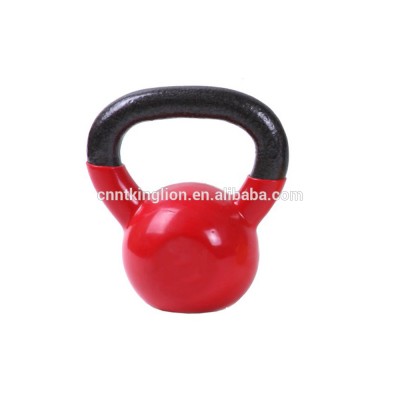 Wholesale Custom Power Training Fitness Colorful Handle Vinyl Kettlebell