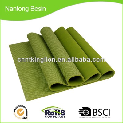 New product Natural rubber jute yoga mat